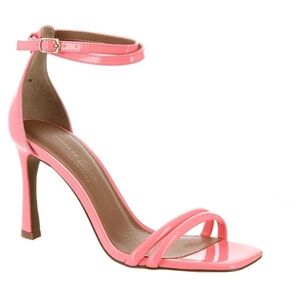 Chinese Laundry Women's Light Pink Size 5 High Heels | Straps Open Toe Metallic